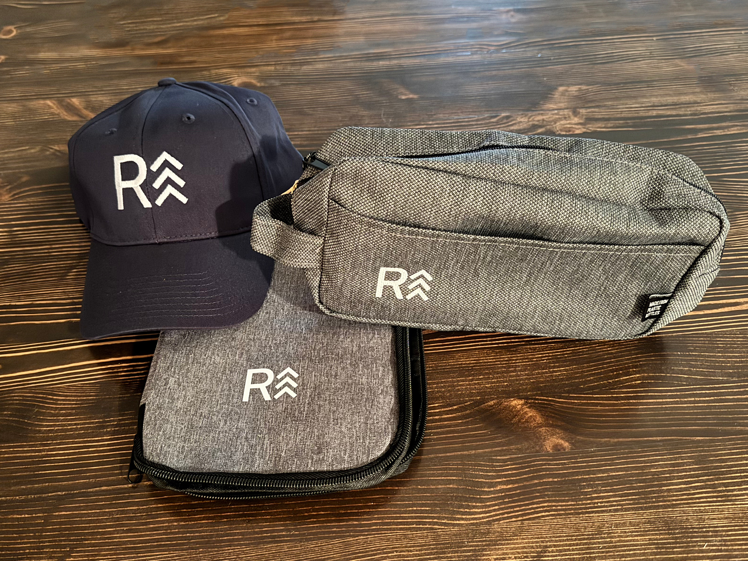Redox Swag: Branded Cap, Dopp Kit and Tech Organizer