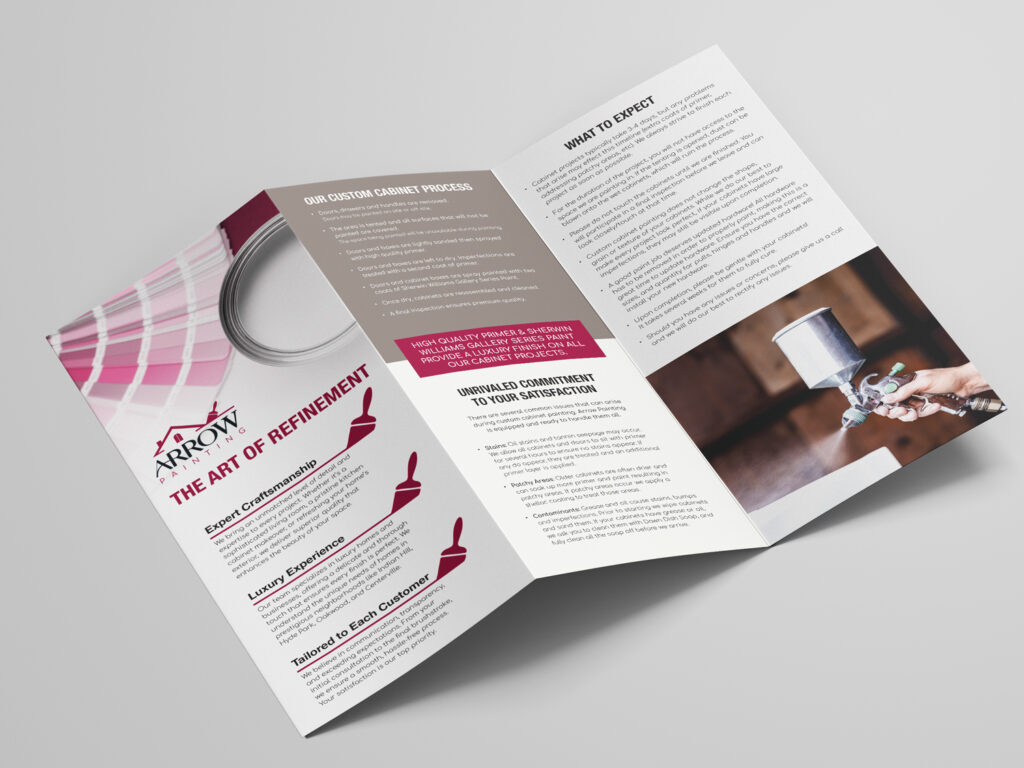 Arrow Painting Cabinet Brochure - Inside