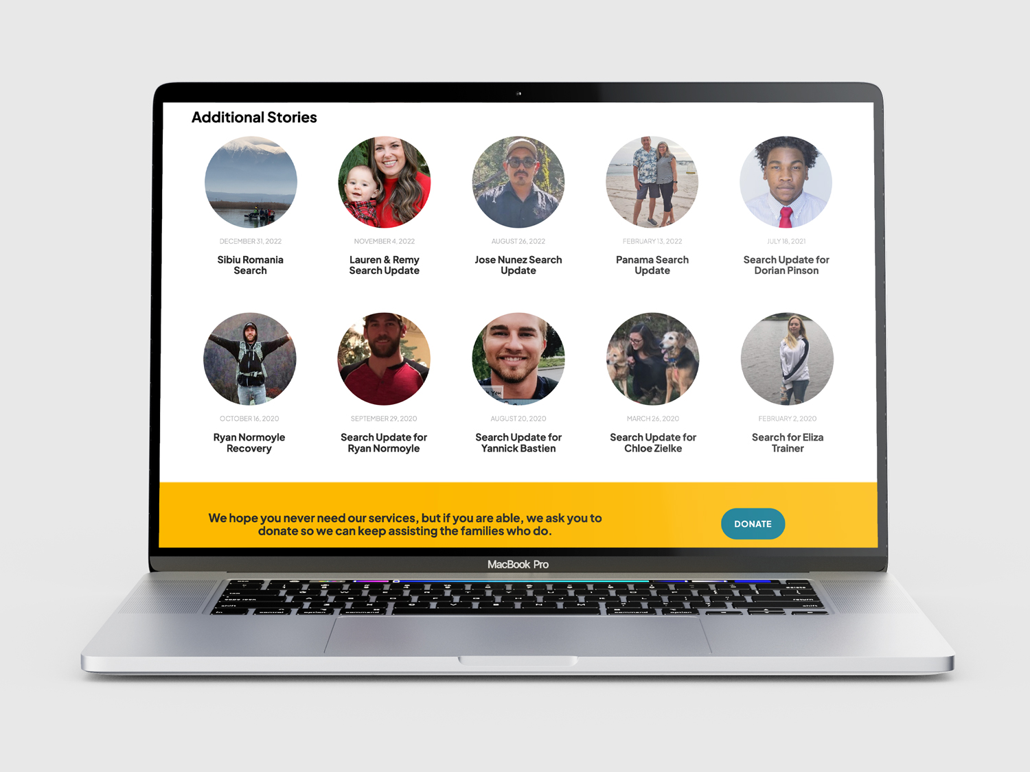 Bruce's Legacy Website Additional Stories