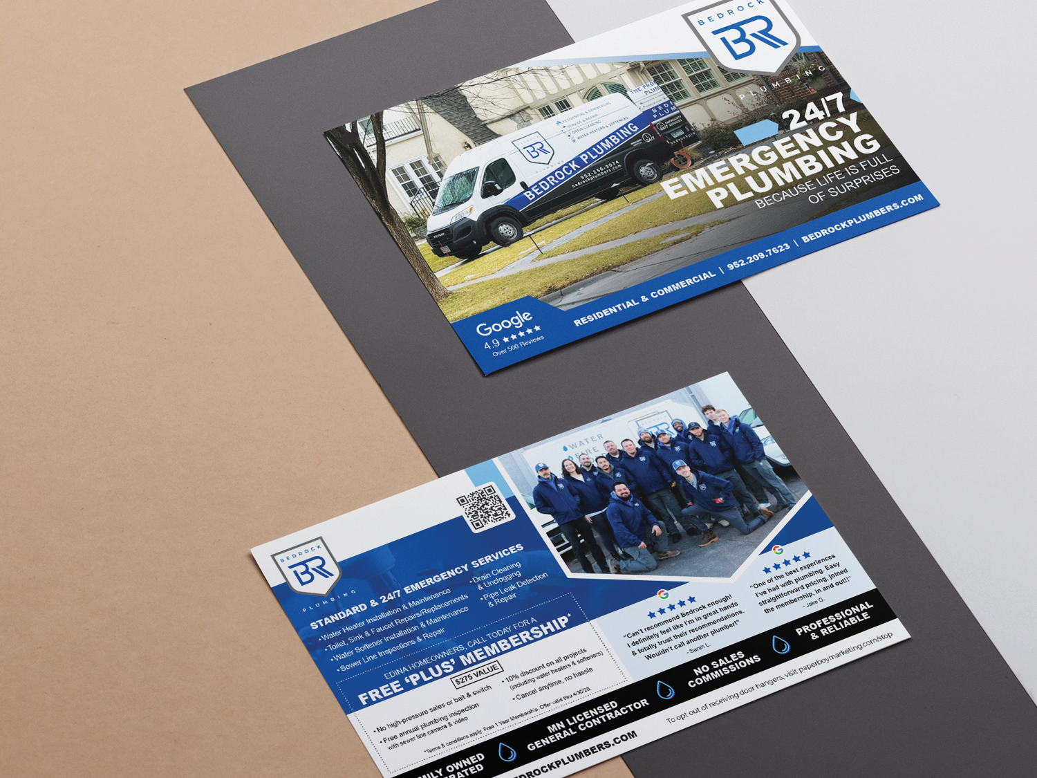 Bedrock Plumbing Flyer