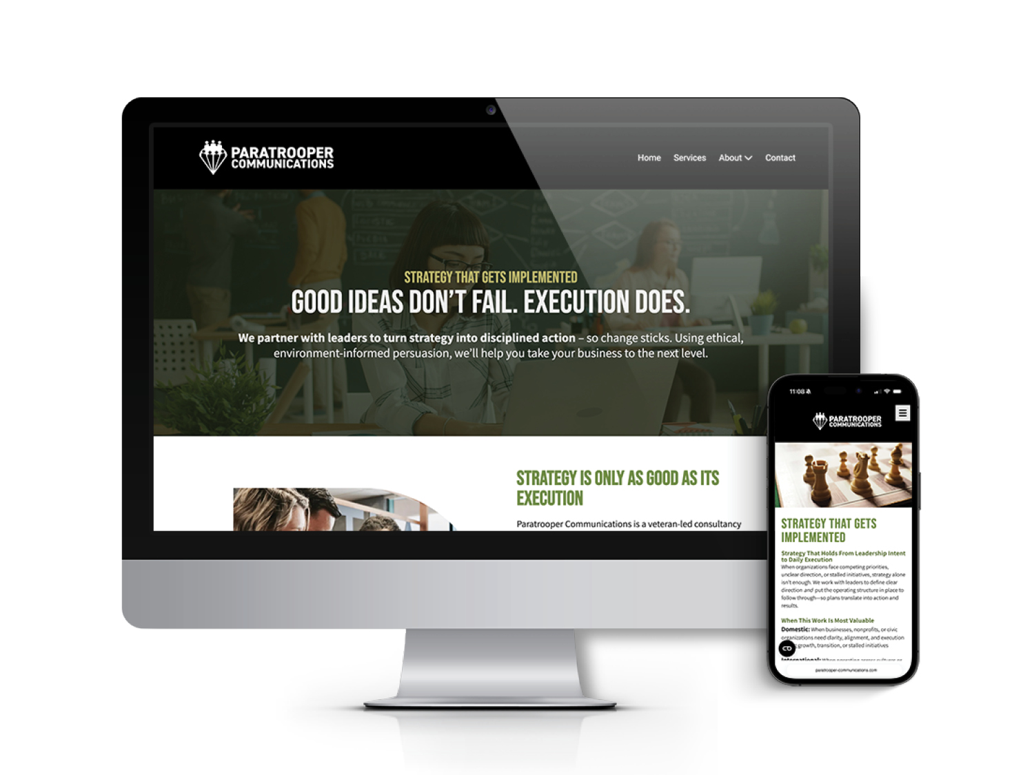 Paratrooper Communications Website